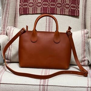Portland Leather Rich Brown Satchel